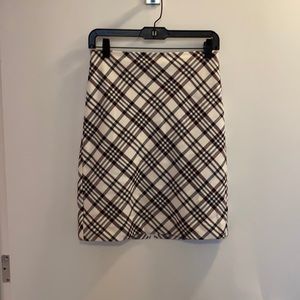 Express checkered skirt
